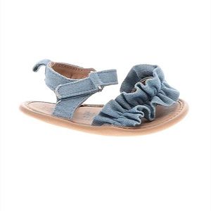 Baby Gap Denim Ruffle Sandals